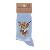 Wrendale Designs Cow Sock - Daisy Coo
