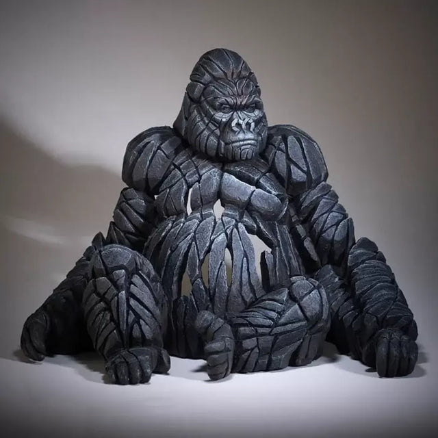 Edge Sculpture - Sitting Gorilla