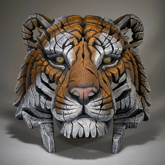 Edge Sculpture - Tiger Bust