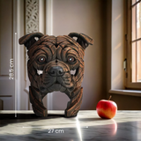 Edge Sculpture - Staffordshire Bull Terrier Bust