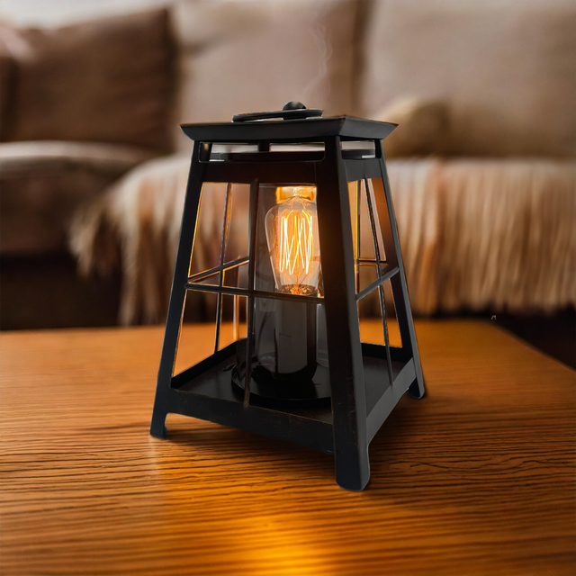 Cello Edison Metal Electric Wax Burner Lantern