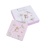 Wrendale Designs Mouse Mirror - Oops a Daisy