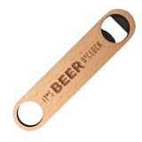 Splosh Wooden Bottle Opener - Beer O'Clock