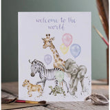 Wrendale Designs Welcome to the world Card