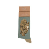 Wrendale Designs Bear Men's Sock - In My Footsteps