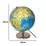 Gleneagles 25cm Light-Up Kids Globe, Plug-In Educational Night Light