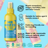 Mr Mozzie Kids Insect Repellent â€“ DEET-Free, Natural Mosquito Spray 75ml