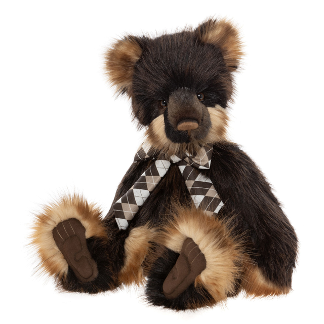 Magnus Bear with Scarf from 2026 Charlie Bear Plush Collection