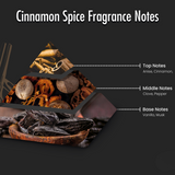 Cello Premium Reed Diffuser & 3 Wick Candle Set in Cinnamon Spice Set