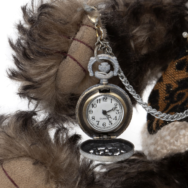 Mr Kipps Pocket watch open from the 2026 Charlie Bear Isabelle Collection