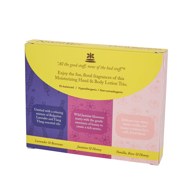 The Naked Bee Hand & Body Lotion Floral Bouquet Trio
