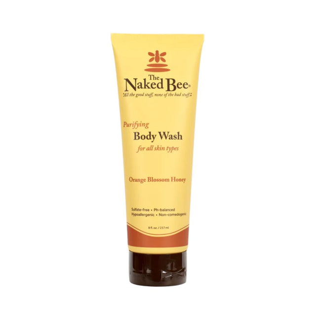 The Naked Bee | Orange Blossom & Honey Purifying Body Wash | 8oz | Collectables