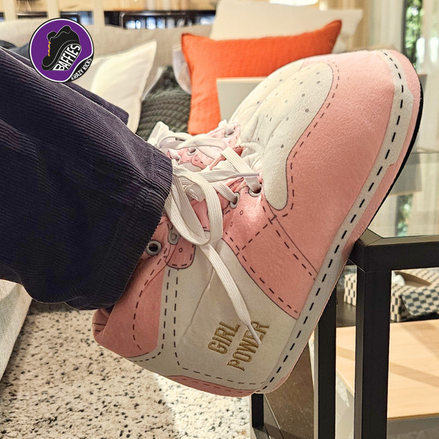 Baffies Krazy Kicks - Girl Power Trainer Slippers