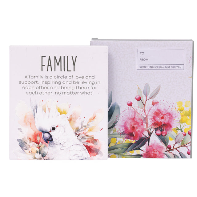 Splosh Family Verse Sign Native Blooms