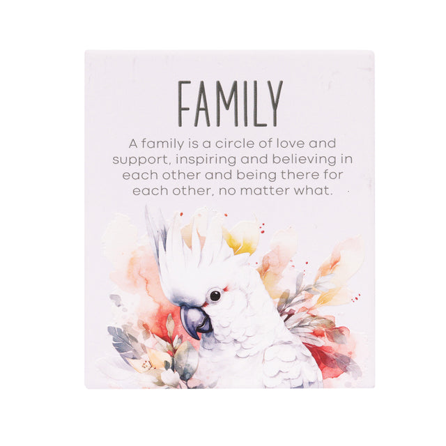 Splosh Family Verse Sign Native Blooms