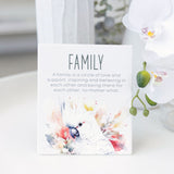 Splosh Family Verse Sign Native Blooms