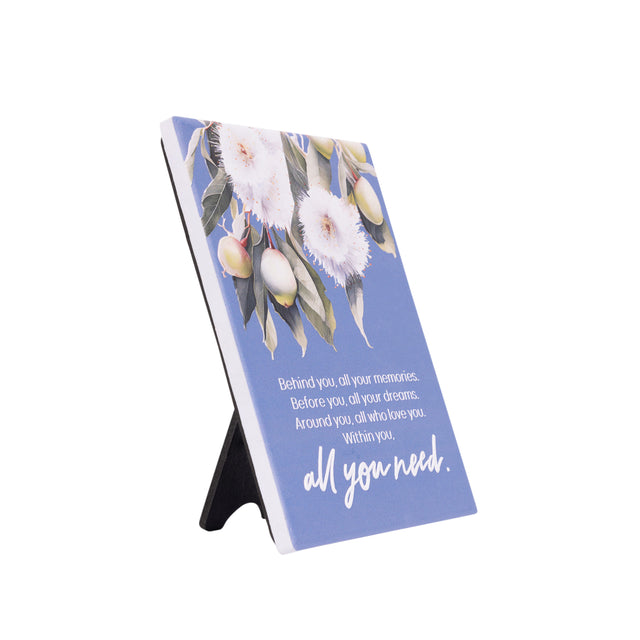 Splosh All You Need Verse Sign Native Blooms