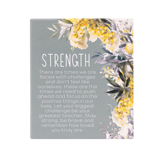 Splosh Strength Verse Sign Native Blooms