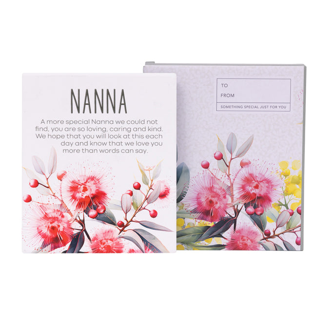 Splosh Nanna Verse Sign Native Blooms