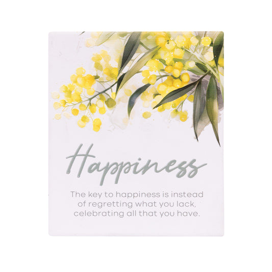 Splosh Happiness Verse Sign Native Blooms