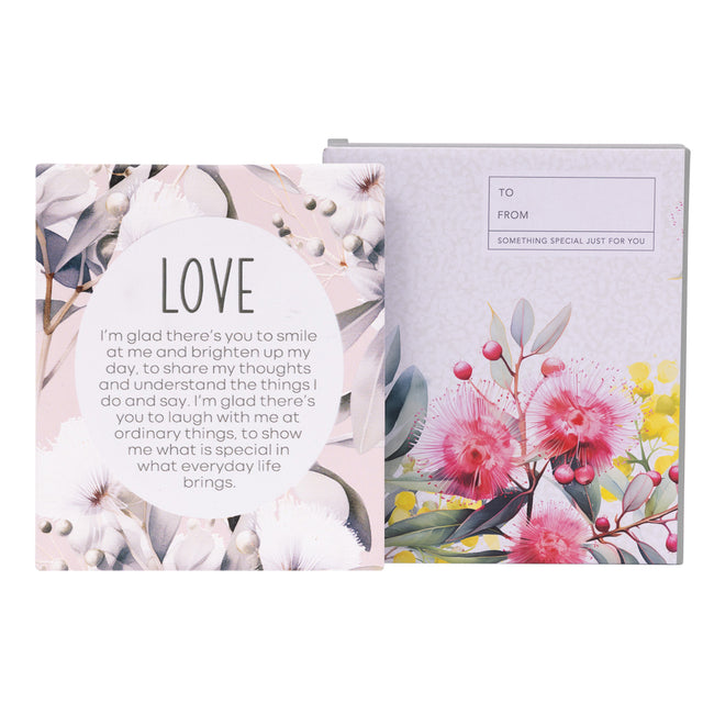Splosh Love Verse Sign Native Blooms
