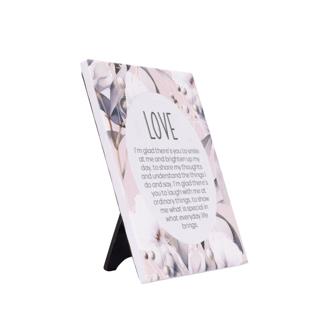 Splosh Love Verse Sign Native Blooms
