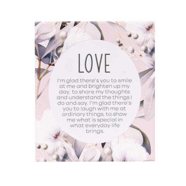Splosh Love Verse Sign Native Blooms