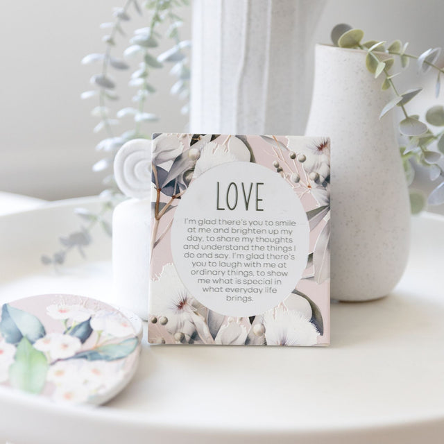 Splosh Love Verse Sign Native Blooms