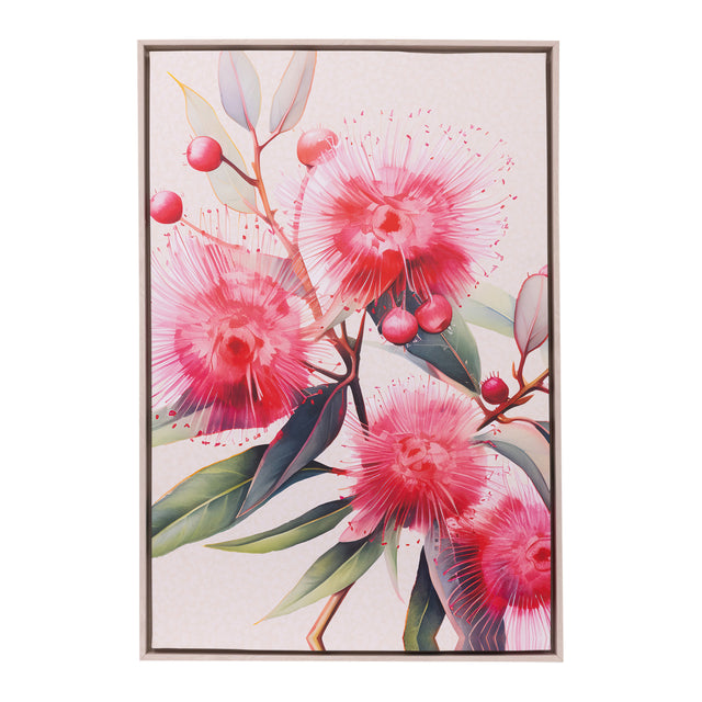 Splosh Flora Framed Canvas 64x94 Native Blooms