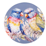 Splosh Lorikeets Ceramic Coaster Native Blooms