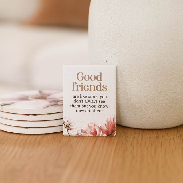 Splosh Blossom Ceramic Magnet Good Friends