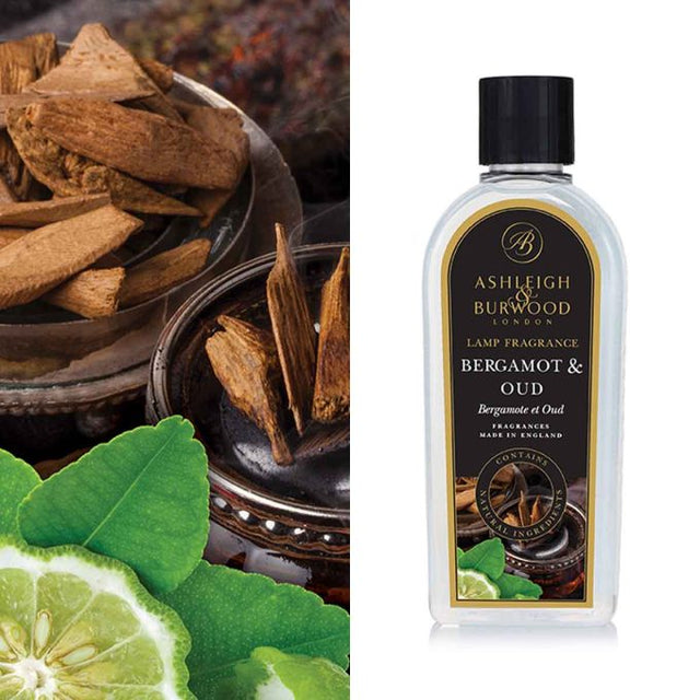 Ashleigh & Burwood Lamp Fragrance 500ml - Bergamot & Oud
