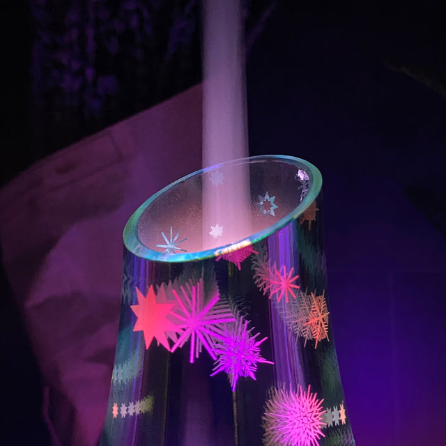 Cello Snowflake 3D Large Ultrasonic Diffuser with Harmony Mix. 7 Oils Set