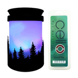 Cello Aurora Northern Lights Electric Melt Burner With Frosted Pine Medallions Set