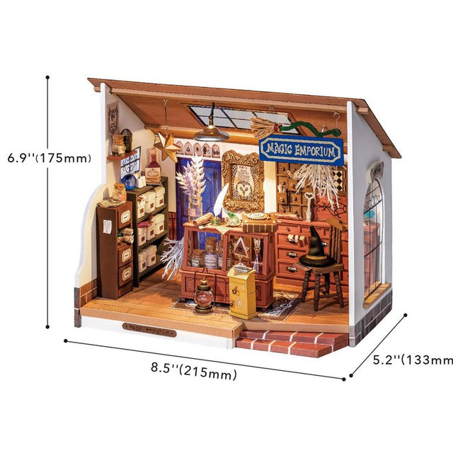 ROBOTIME Rolife Kits Kiki's Magic Emporium DIY Miniature House Kit - DG155