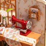 Robotime Rolife kits Elsa's Tailoring Miniature House detail