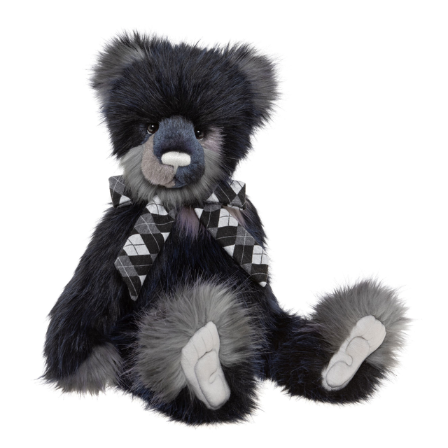 Sebastian Bear with Scarf from 2026 Charlie Bear Plush Collection