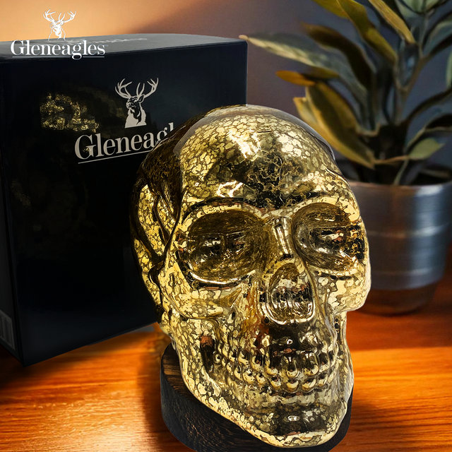 Gleneagles Flame Skull Large - LED USB Lamp