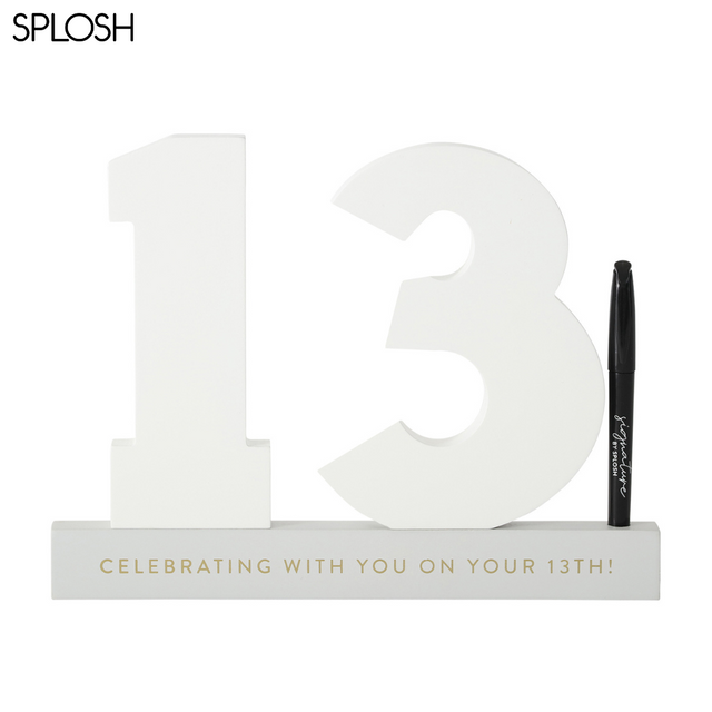 Splosh Signature Number - 13