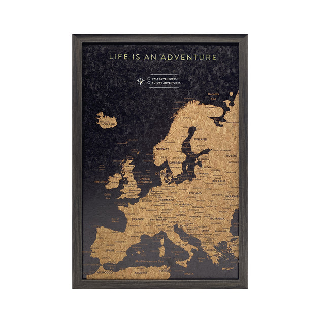 Splosh - Travel Map - XL Desk Europe