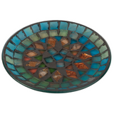 Cello Candle Plate - Golden Trellis