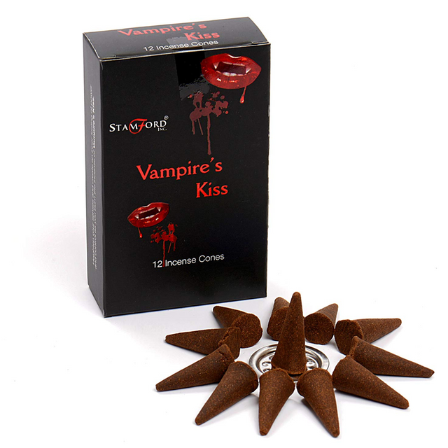 Stamford Black Incense Cones - Vampire Kiss