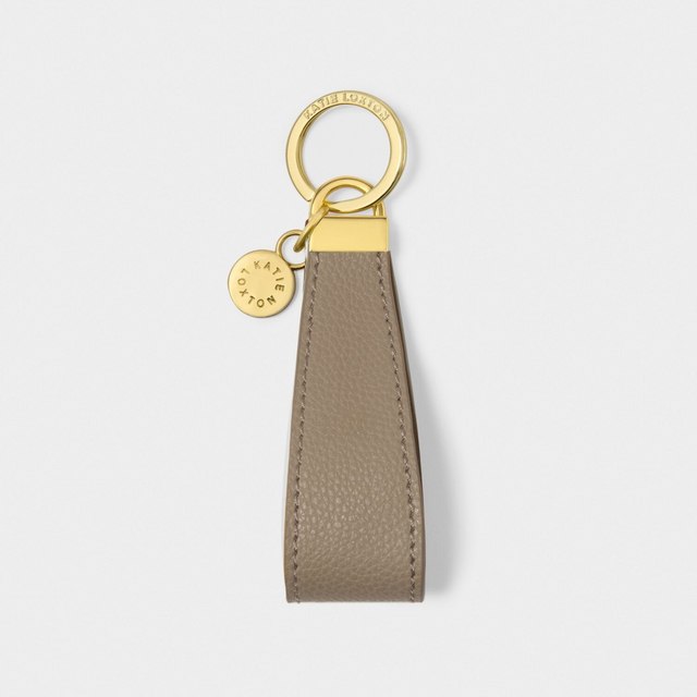 Katie Loxton Sentiment Loop Keyring - One in a Million Light Taupe