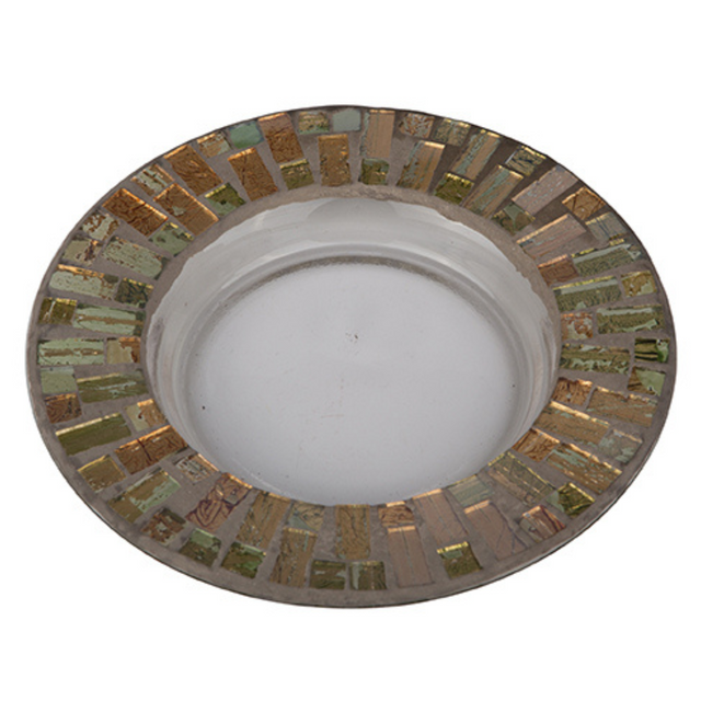 Cello Candle Charger - Copper Glow