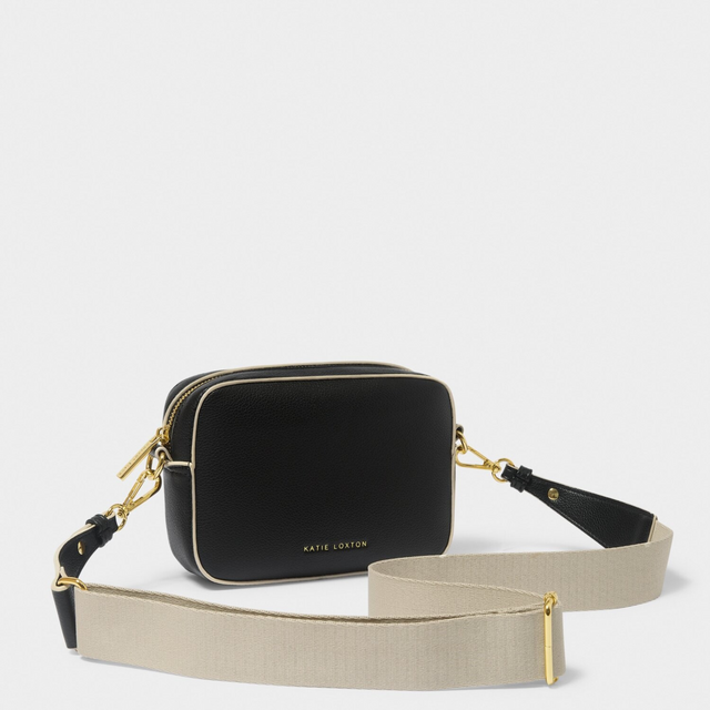 Katie Loxton Marni Mini Crossbody Bag - Black/Light Sand