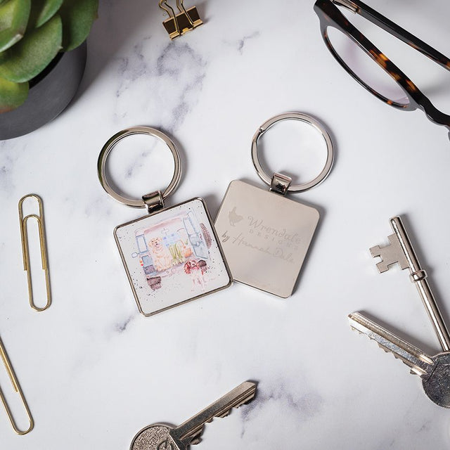 Wrendale Designs Dog Keyring - Paws for a Picnic