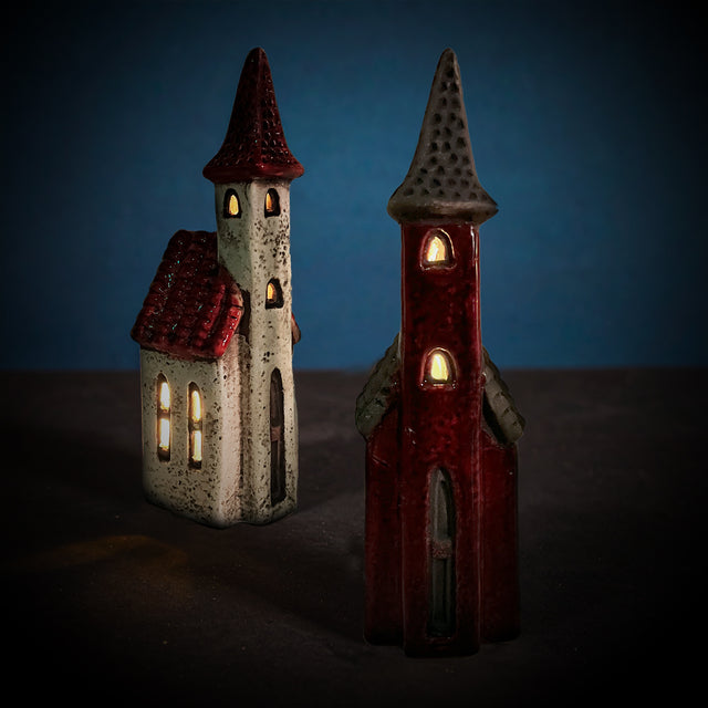 Cello – Tales from the Village – Ivory Tower | Light-Up Village Pottery House