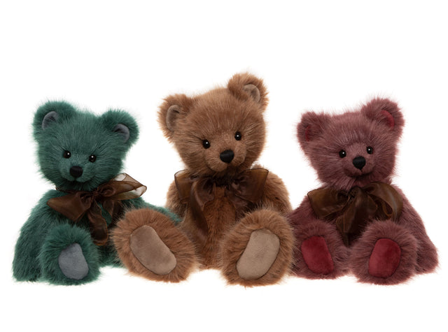 Matching woodland Charlie bears from the 2026 Plush Collection