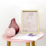 Splosh Mystique Framed Zodiac Print - Libra