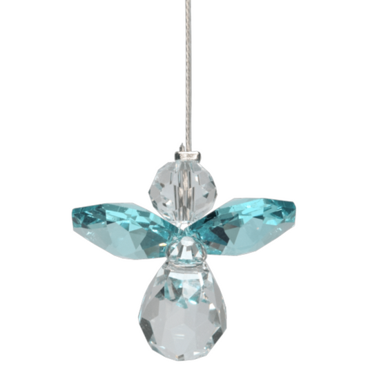 Wild Things - Classic Crystal Guardian Angel - Blue Zircon